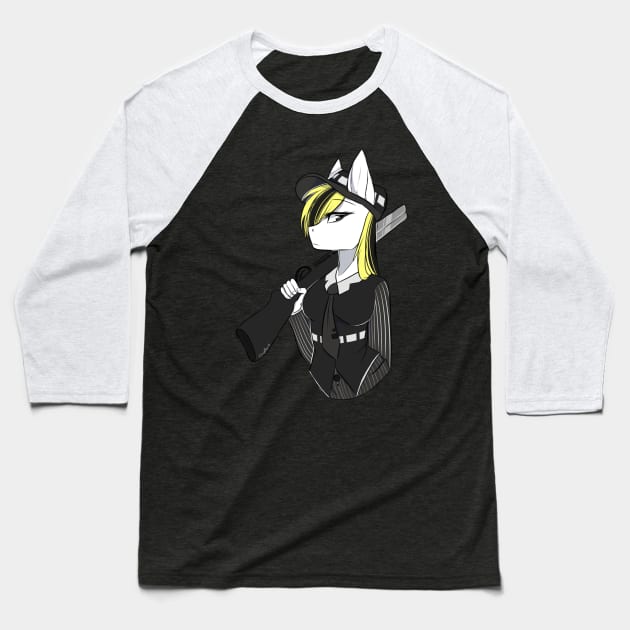 Sargent Cry Baseball T-Shirt by MissClayPony
